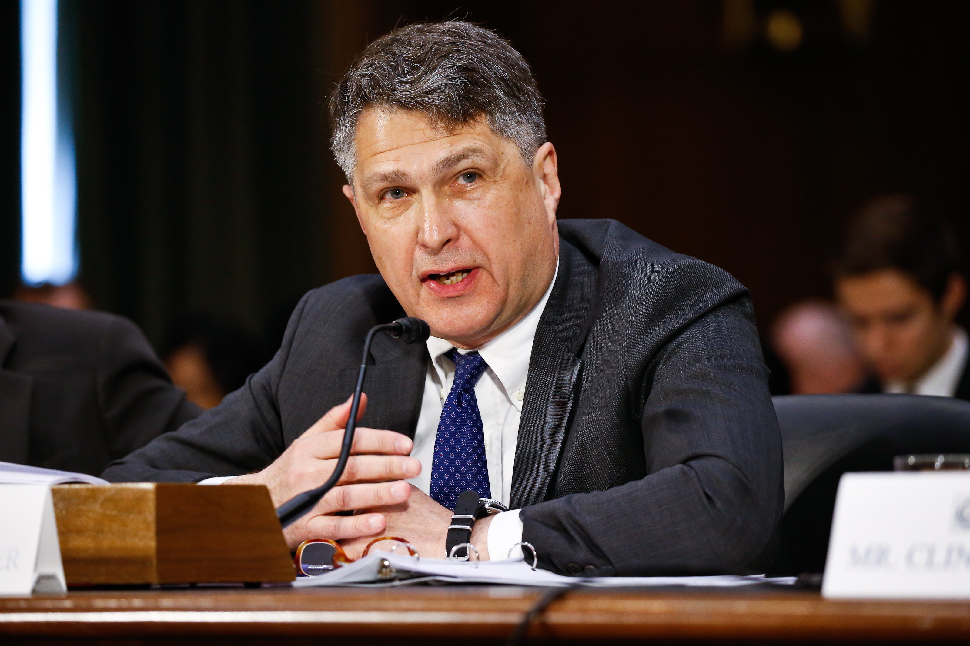 Eugene Rumer testifies before the U.S. Senate Select Committee on Intelligence, March 2017