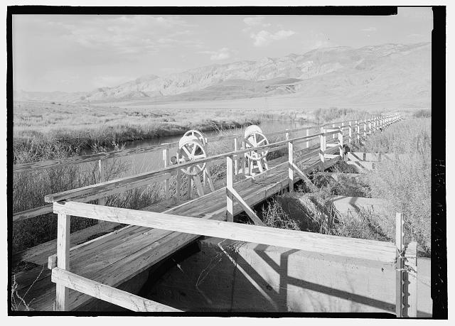 Owens River diversion gates.