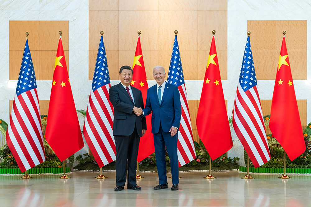 Presidents Joe Biden and Xi Jinping meet in Bali on November 14, 2022. Credit: Official White House Photo by Cameron Smith