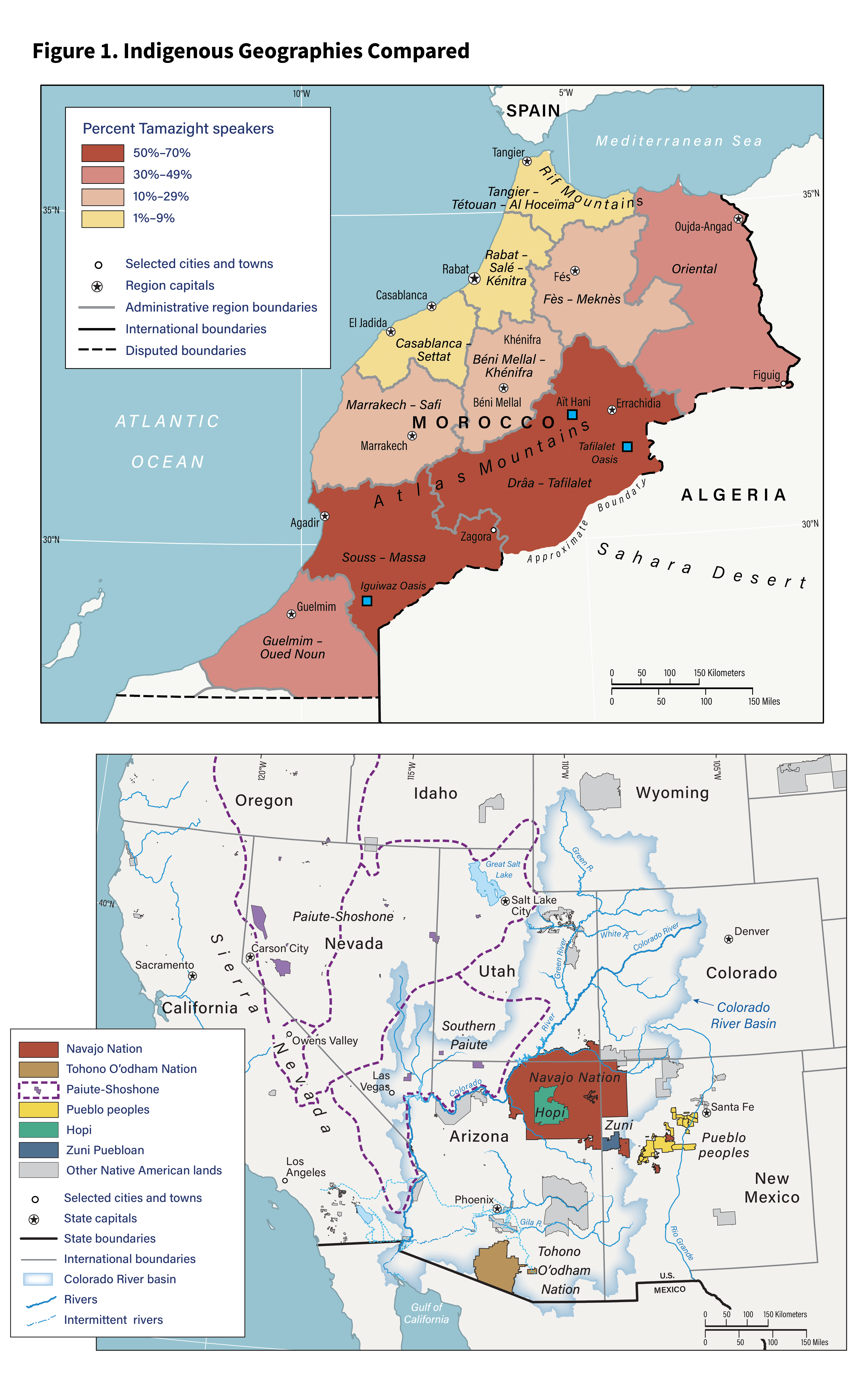 Figure 1. Indigenous Geographies Compared