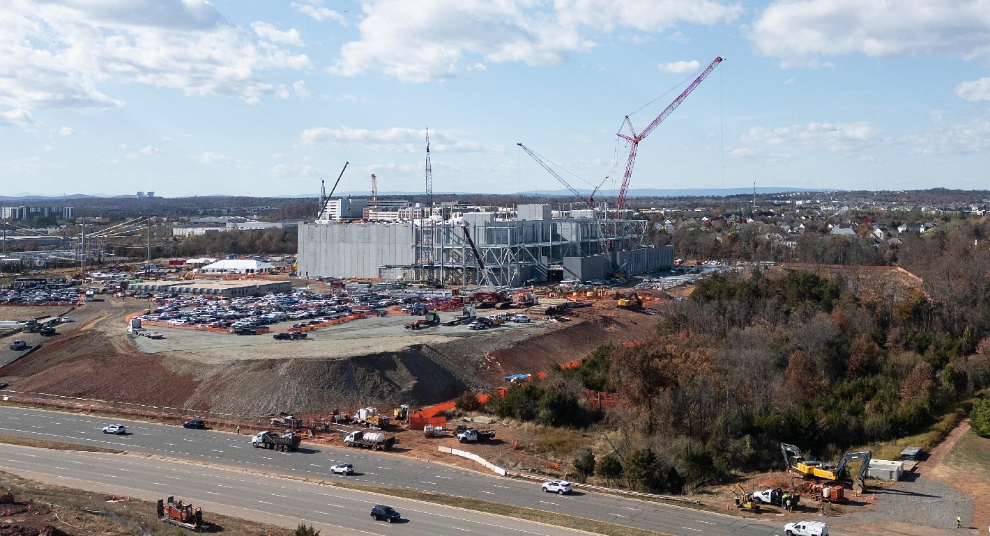 large building under construction