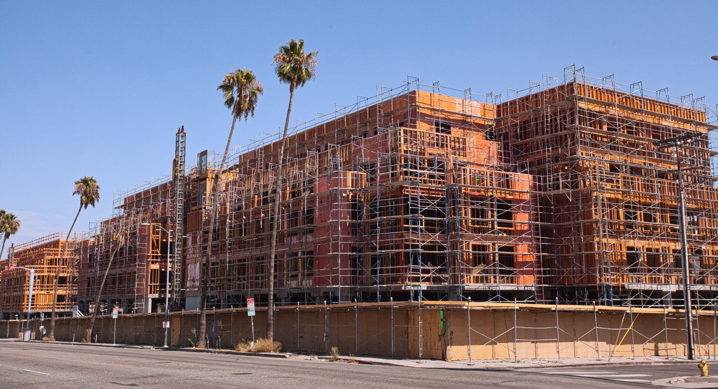Apartment building under construction