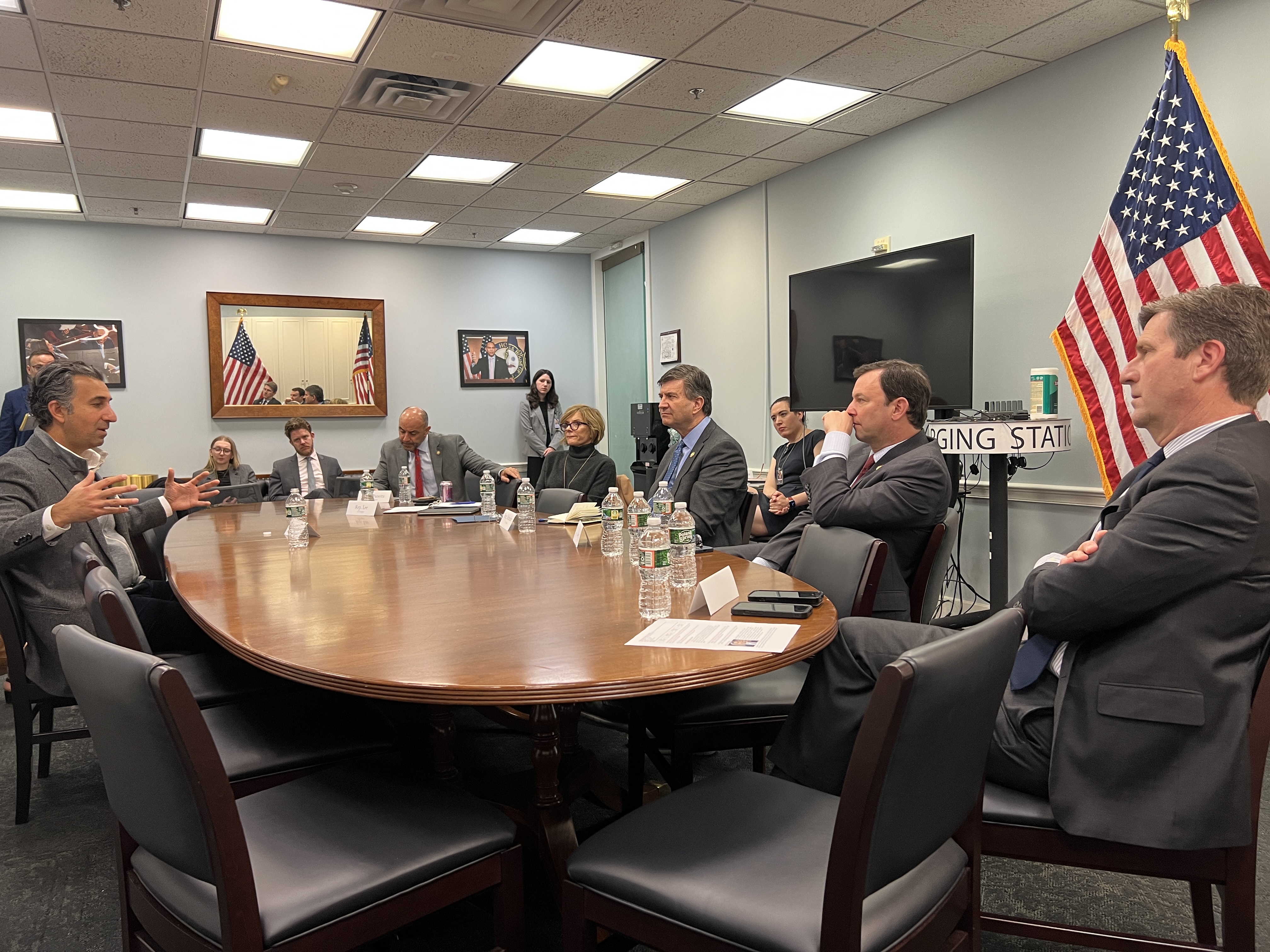 Karim Sadjadpour briefs Members of Congress from the House Abraham Accords Caucus on the state of US.-Iran relations, Feb 2025