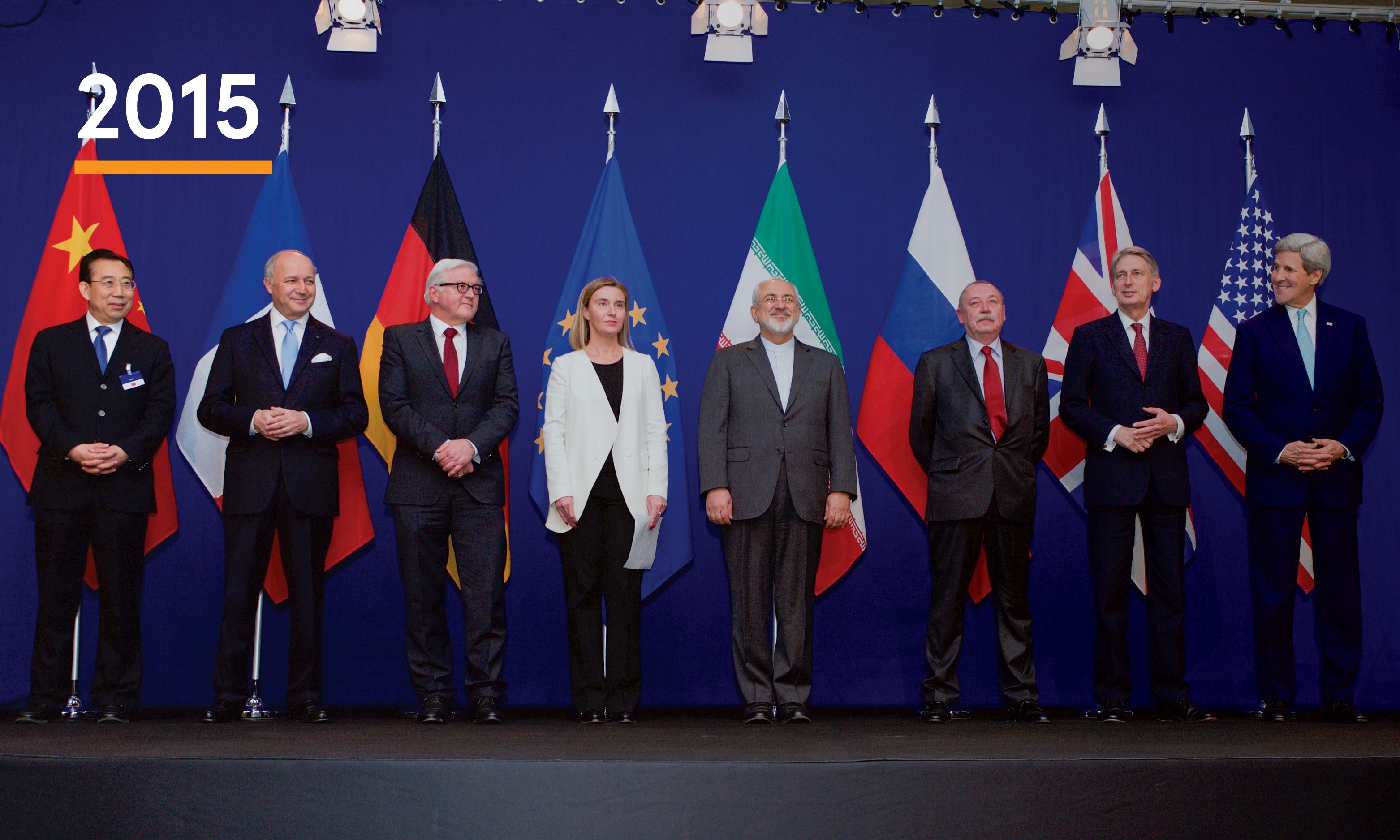 Picture of negotiators for the JCPOA