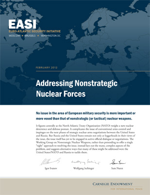 Addressing Nonstrategic Nuclear Forces