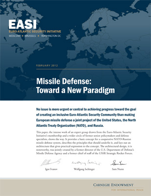 Missile Defense: Toward a New Paradigm