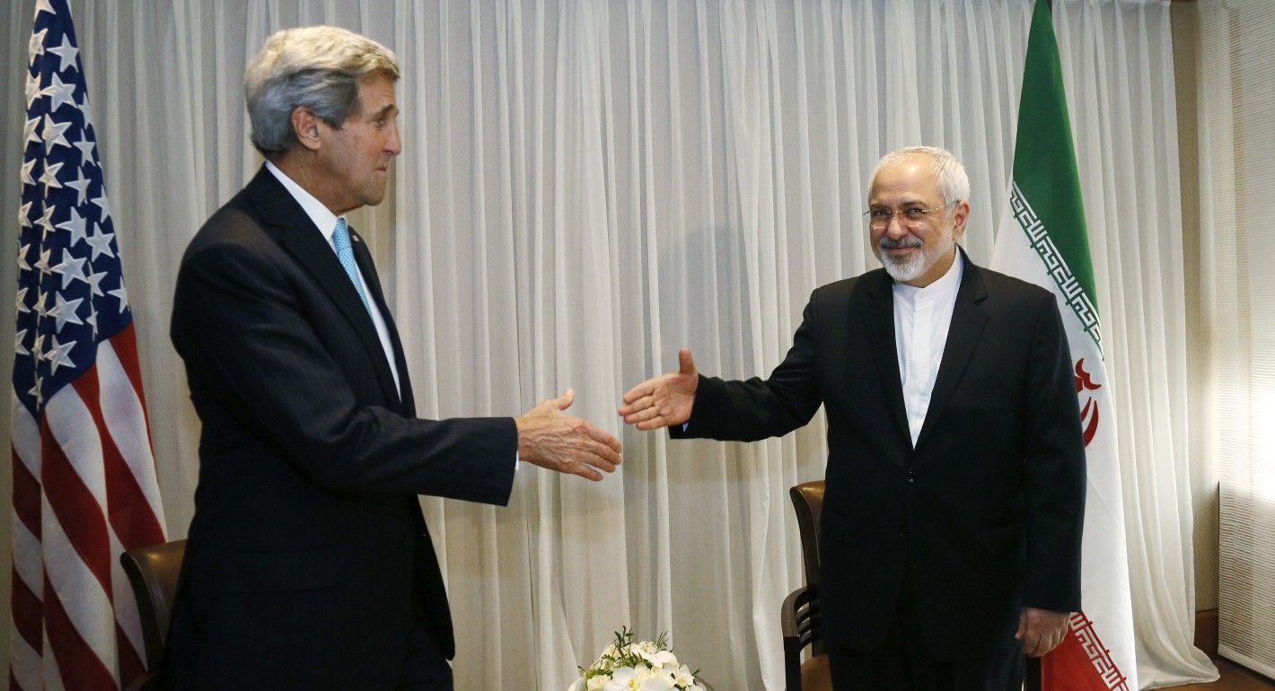 Two men shaking hands